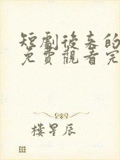短剧后来的我们免费观看完整版高清封面