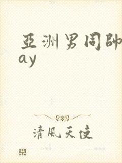 亚洲男同帅哥gay