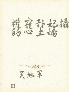 权宠卦妃摄政王的心上娇
