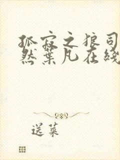 孤寂之狼司空嫣然叶凡在线观看