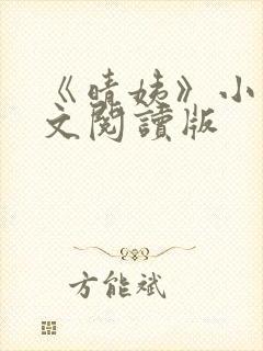 《晴姨》小说全文阅读版封面