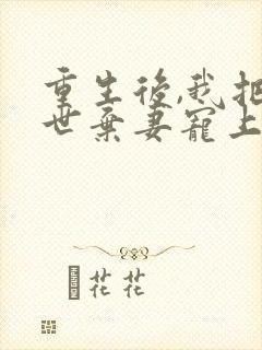 重生后,我把前世弃妻宠上天