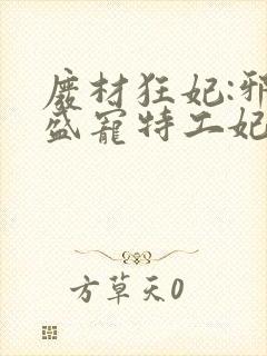 废材狂妃:邪王盛宠特工妃小说
