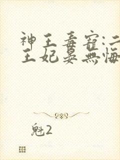 神王毒宠:二嫁王妃晏无悔凤九霄