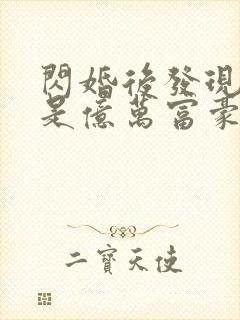 闪婚后发现老公是亿万富豪桃灼灼