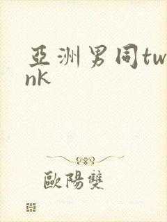 亚洲男同twink