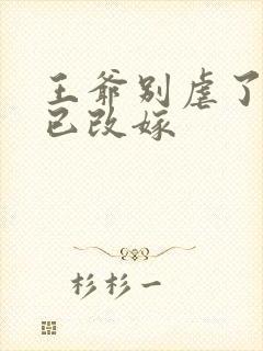 王爷别虐了王妃已改嫁