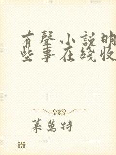 有声小说明朝那些事在线收听封面