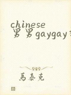 chinese男男gaygay视频网站