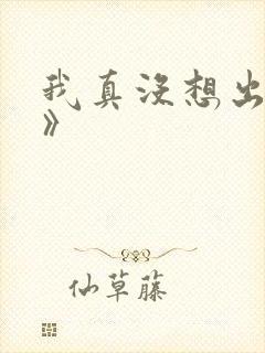我真没想出名啊》封面