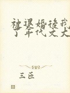 被退婚后我嫁给了年代文大佬笔趣阁封面