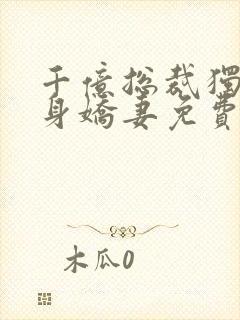 千亿总裁独宠替身娇妻免费完整版