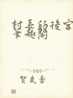 村长的后宫曲火笔趣阁