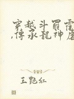 穿越斗罗霍雨浩,传承龙神虐唐三的小说