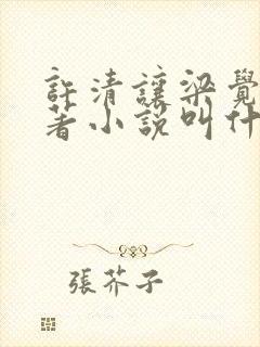 许清让梁觉深原著小说叫什么名字