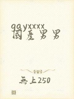 gayxxxx国产男男