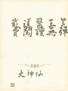 武道医王吴东免费阅读无弹窗封面