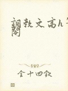 调教文高h笔趣阁封面