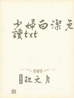少妇白洁免费阅读txt