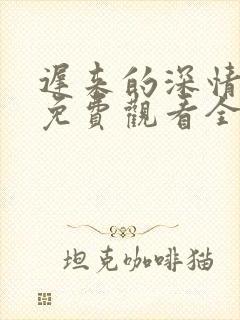 迟来的深情短剧免费观看全集高清封面
