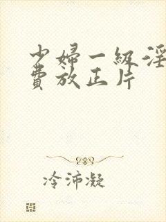 少妇一级淫片免费放正片