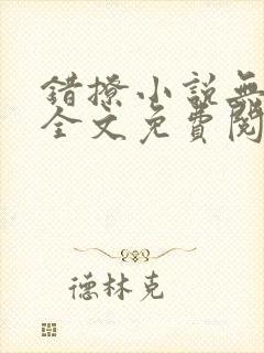 错撩小说无删减全文免费阅读