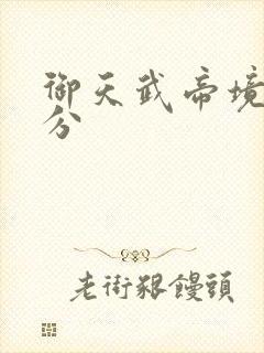 御天武帝境界划分