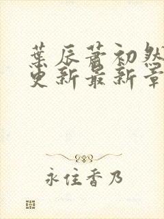 叶辰萧初然刚刚更新最新章节叫什么封面