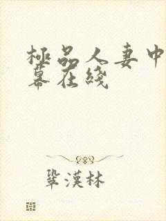极品人妻中文字幕在线