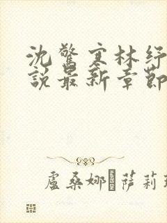 沈惊寒林纾容小说最新章节免费阅读