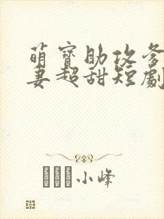 萌宝助攻爹地追妻超甜短剧免费观看封面