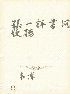 孙一评书网在线收听