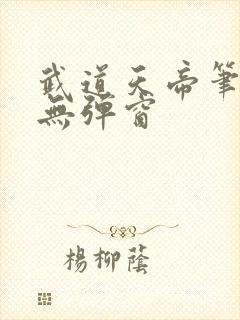 武道天帝笔趣阁无弹窗