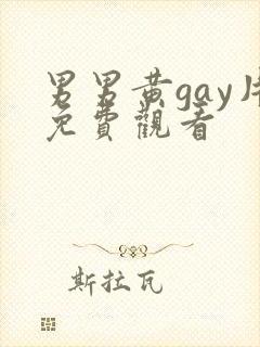 男男黄gay片免费观看