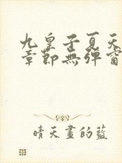 九皇子夏天最新章节无弹窗笔趣阁封面
