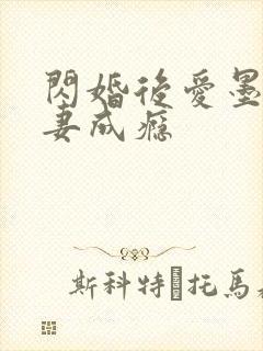 闪婚后爱墨少宠妻成瘾封面