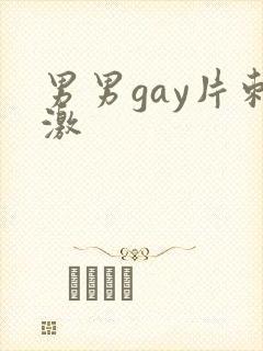 男男gay片刺激
