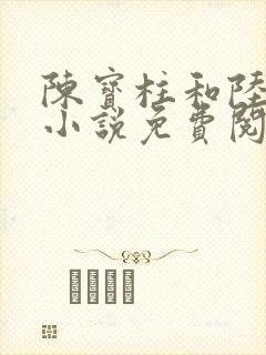陈宝柱和陆冰嫣小说免费阅读