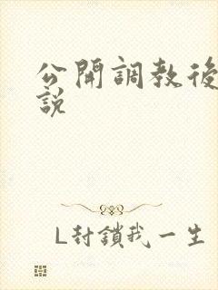 公开调教后穴小说