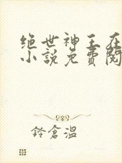 绝世神王在都市小说免费阅读全文封面