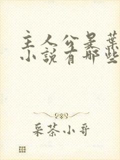 主人公是叶凡的小说有哪些封面
