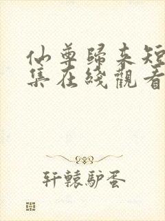 仙尊归来短剧全集在线观看免费