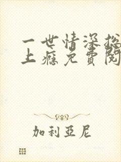 一世情深总裁宠上瘾免费阅读