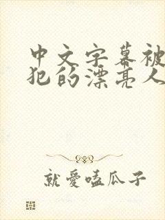 中文字幕被公侵犯的漂亮人妻