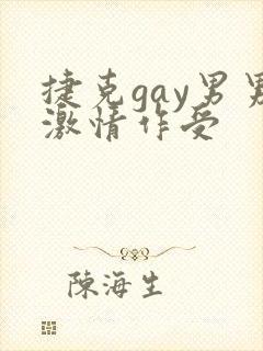 捷克gay男男激情作受封面