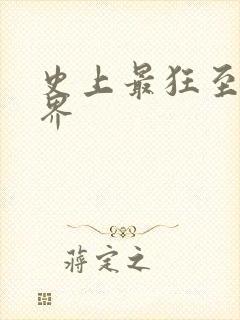 史上最狂至尊境界