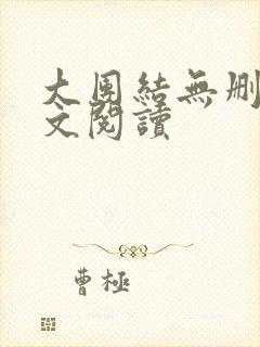 大团结无删减全文阅读
