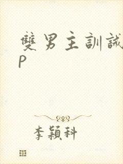 双男主训诫文sp