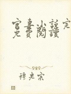官妻小说完结版免费阅读