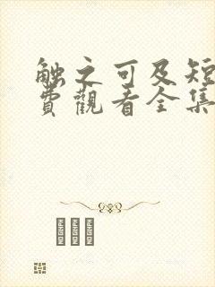 触之可及短剧免费观看全集高清